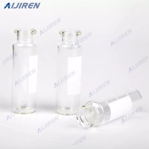 <h3>20 mL Clear Glass Screw Top Vial with 'P' logo, 100/pk</h3>
